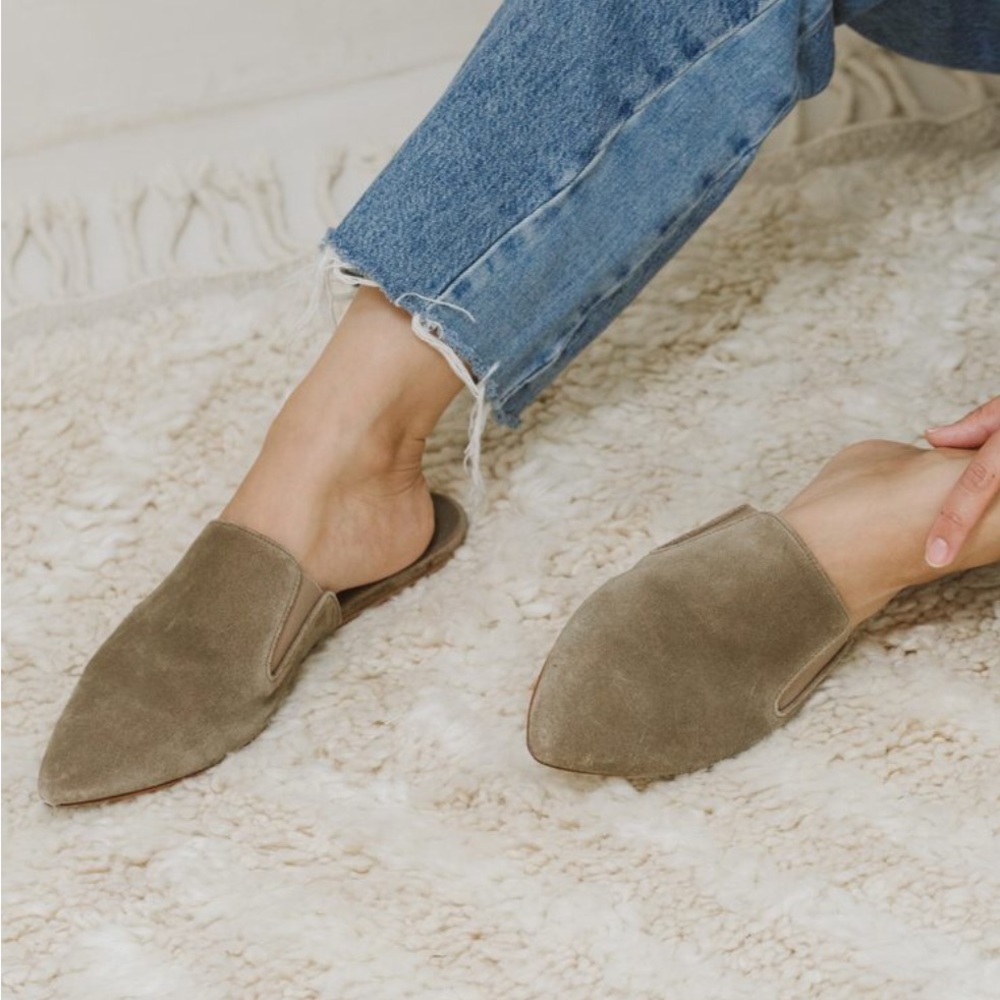 Jenni Kayne suede mules